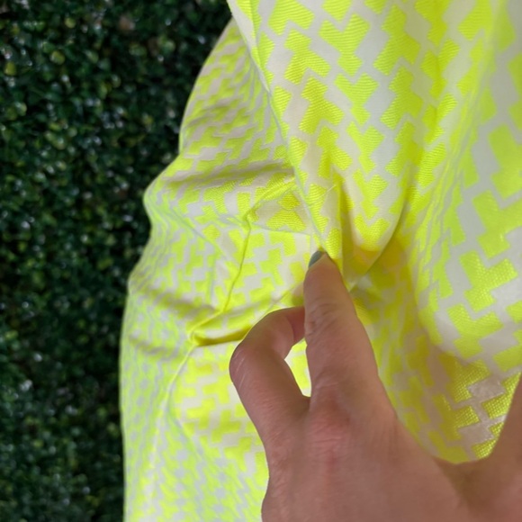 J.Crew Neon Arrow Print Shift  Embroidery Dress With Pockets Size 6 - Picture 8 of 12